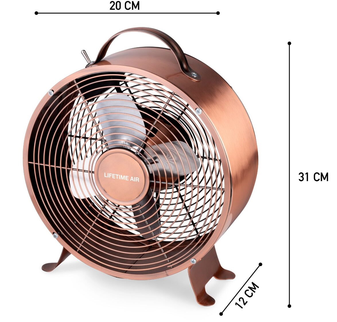 Настольный вентилятор Lifetime, Ø23/20 Вт - Вентиляторы - Качественная  продукция, выгодные цены, быстрая доставка.
