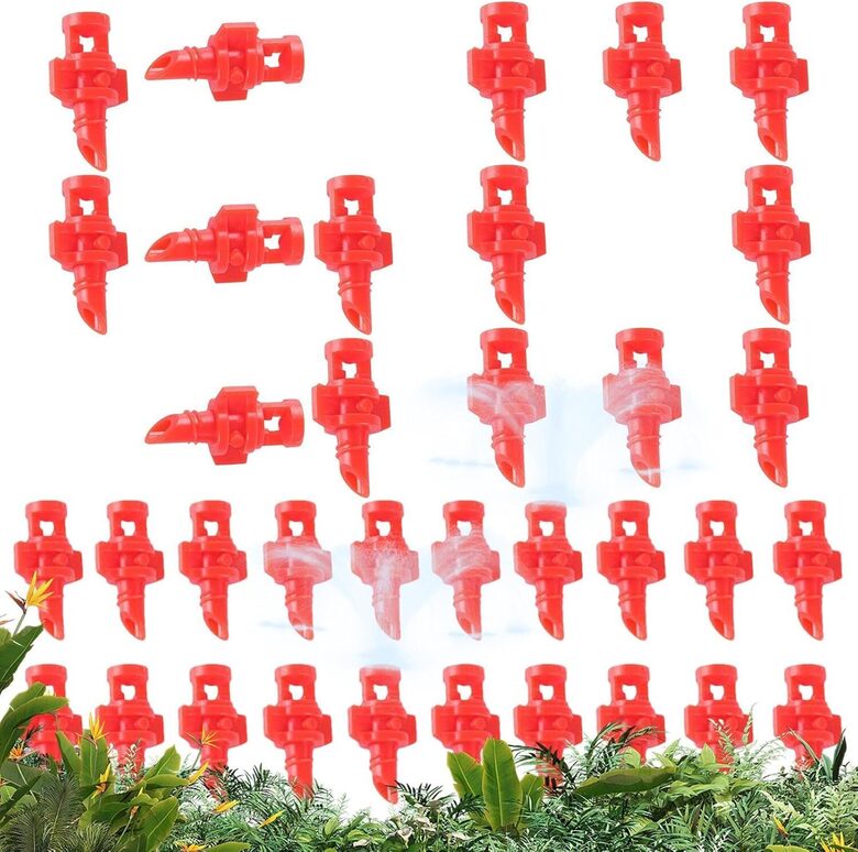 100 шт. распылительная насадка для капельного полива растений для садового газона
