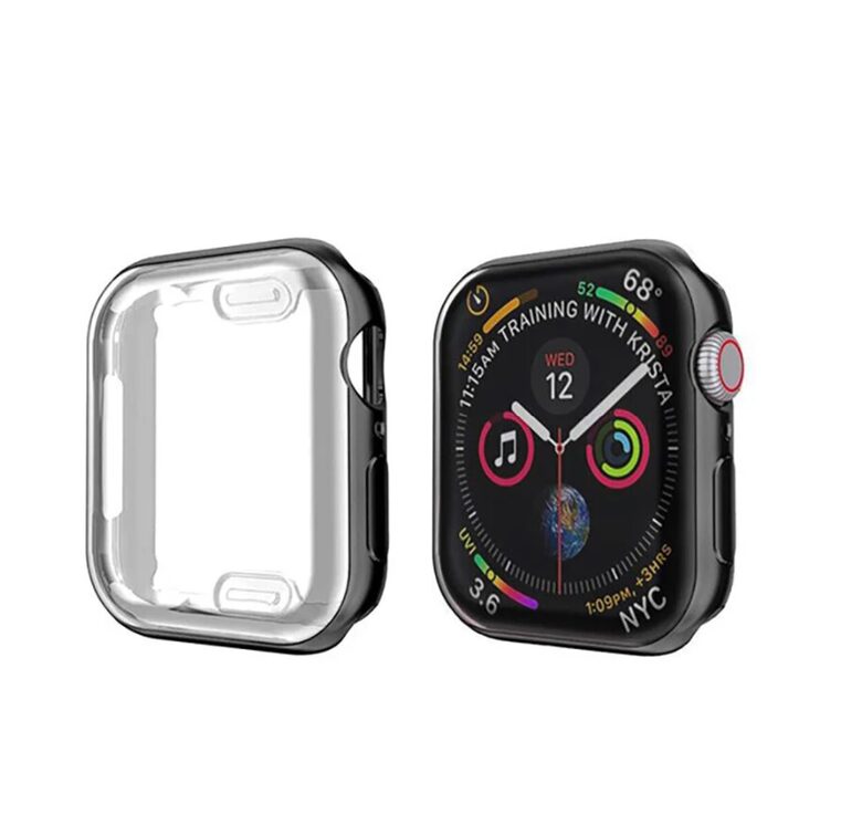 Силиконовый чехол для Apple Watch — прозрачный, 41 мм, Series 4/5/6