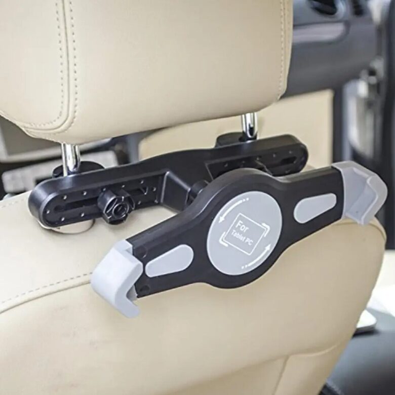 Универсальный держатель для подголовника автомобильного сиденья для телефона, планшета 10", вращающийся на 360 градусов