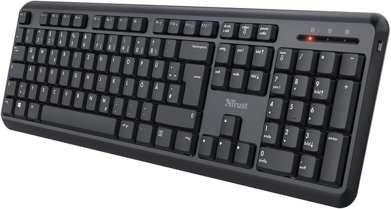 Беспроводная клавиатура и мышь Trust ODY с немецкой раскладкой QWERTZ