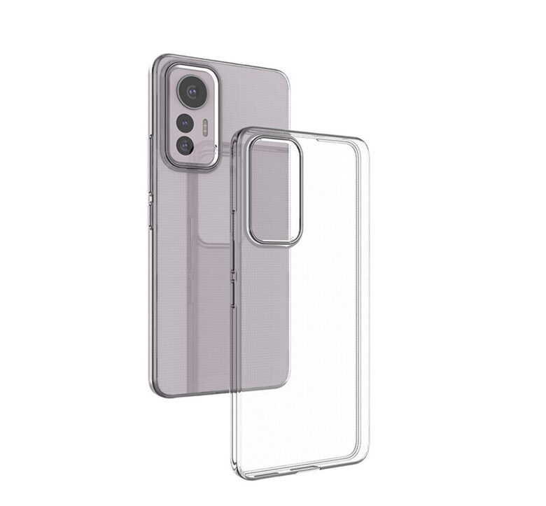 Защитный чехол для телефона, case Xiaomi 12 5G, силиконовый прозрачный