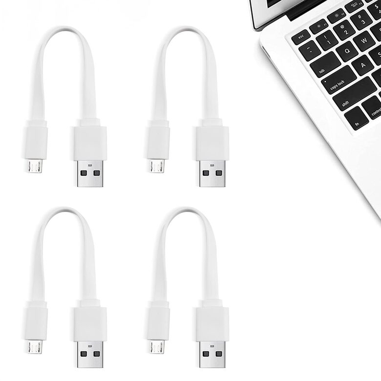 4 gab Micro USB kabelis uz USB, lādētājs, vads