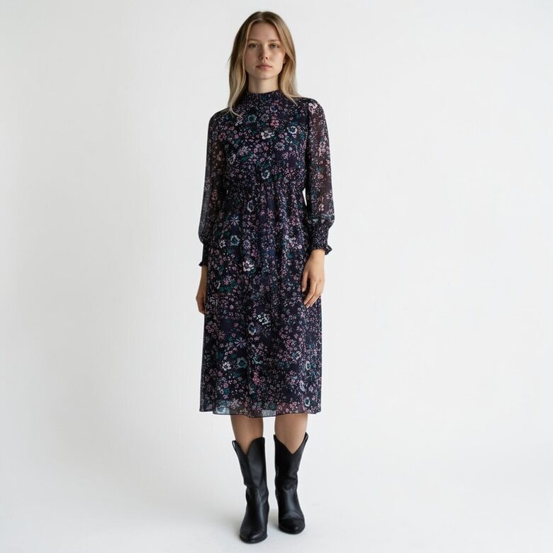 BodyFlirt фиолетовое, длинное платье, размер XXS/XS