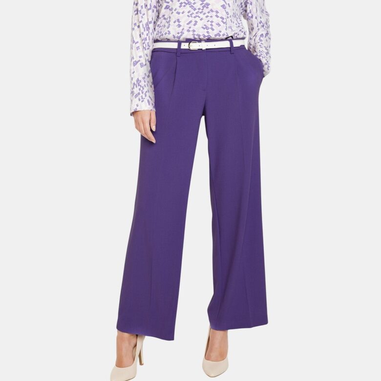 Брюки классические фиолетовые BPC collection, размер M