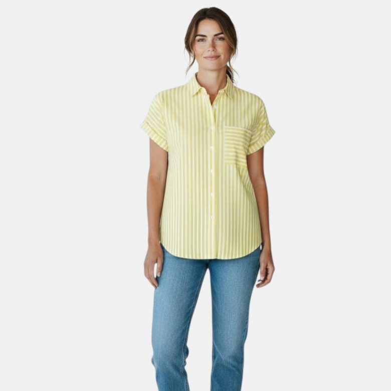 Рубашка Esprit желтая, размер XS, S, M