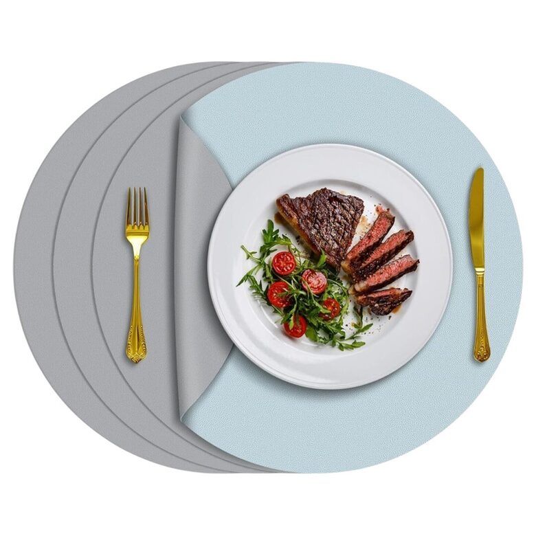 Round heat-resistant placemats 1 pc.