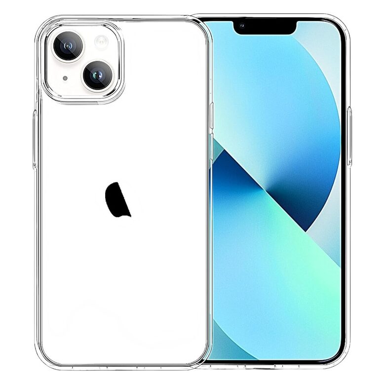 Чехол для телефона case Apple iPhone 13 силиконовый, прозрачный