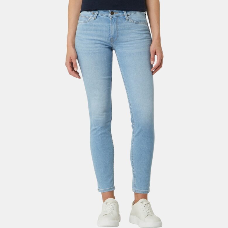 Lee голубые джинсы