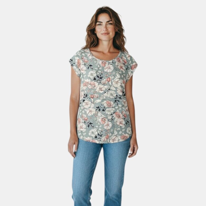 Only блузка с цветами, размер XS, S