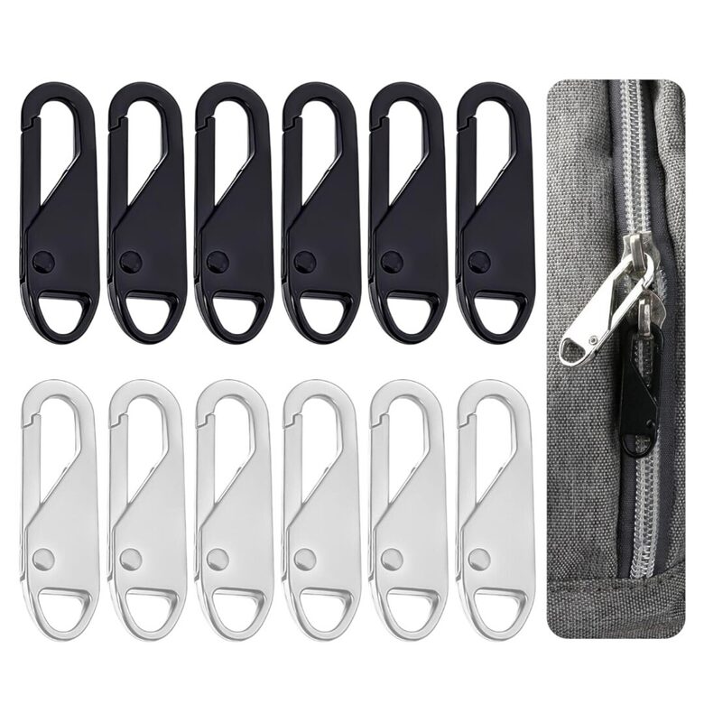 12 комплектов молний, ​​бегунки для молний