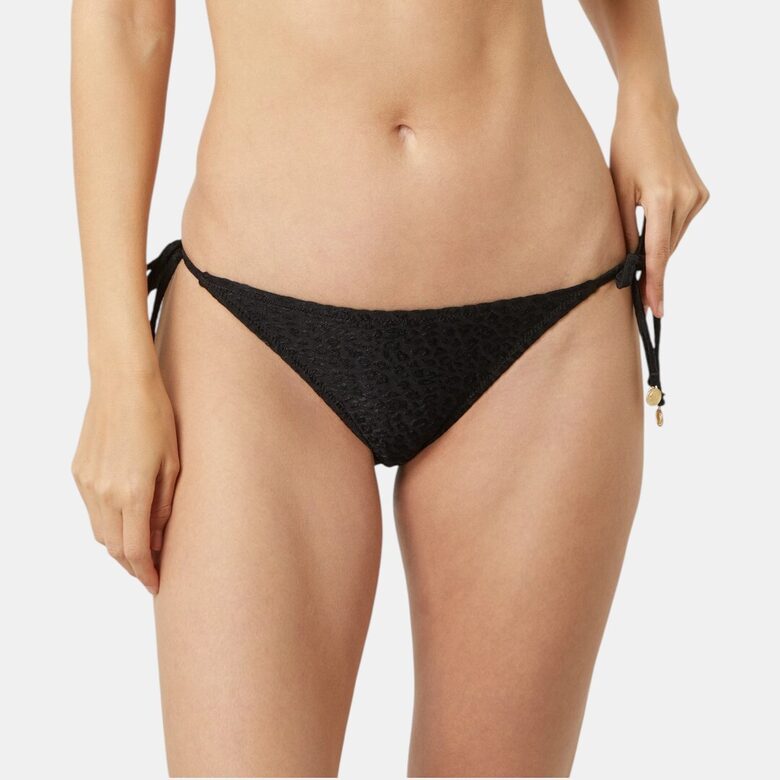 Shiwi черный, купальник с завязками - трусики, размер 2XL