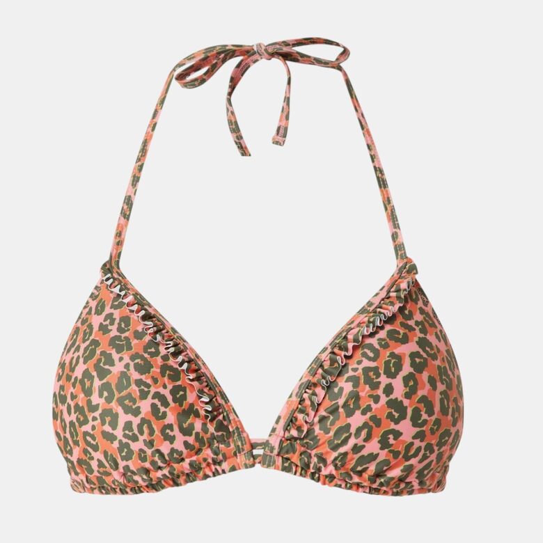 Купальник Shiwi - верхняя часть с леопардовым принтом, размер XS