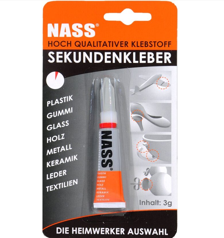 Суперклей, мгновенный клей 3г Nass