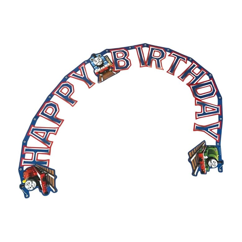 Dzimšanas dienas baneris, dekorācija Happy birthday, Thomas 1,80m
