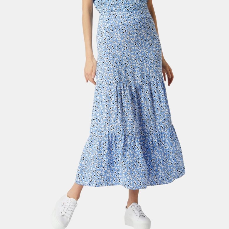 Длинная синяя юбка Tom Tailor, размеры S, M