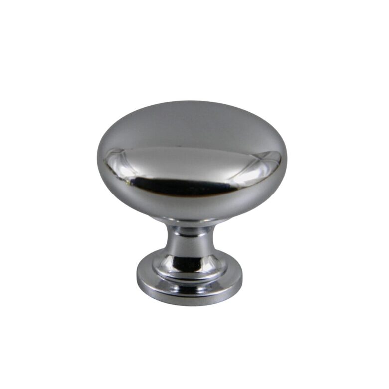 Хромированная круглая ручка для кухонных шкафов, мебели