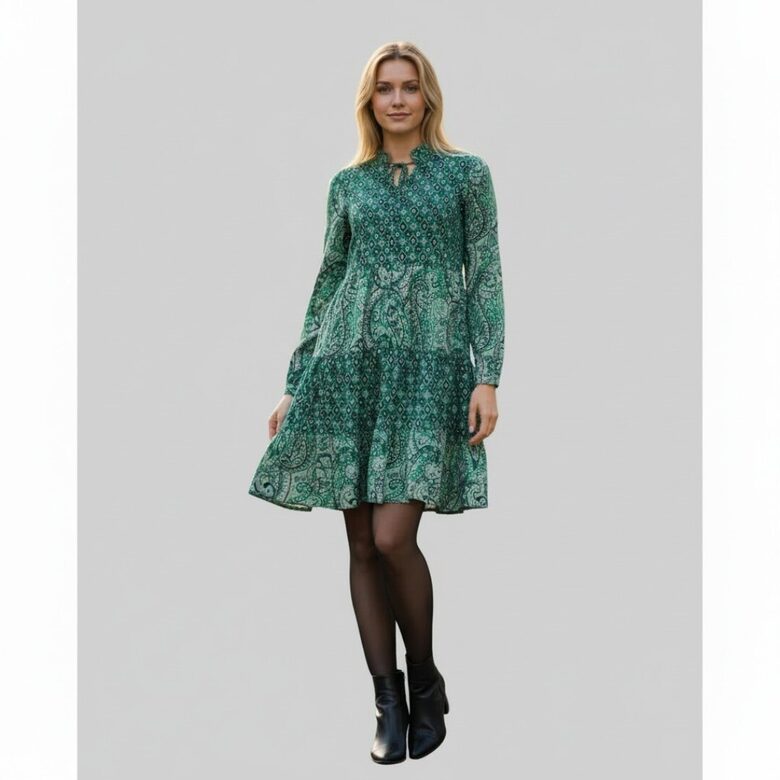 Green dress, BPC collection, size S/M