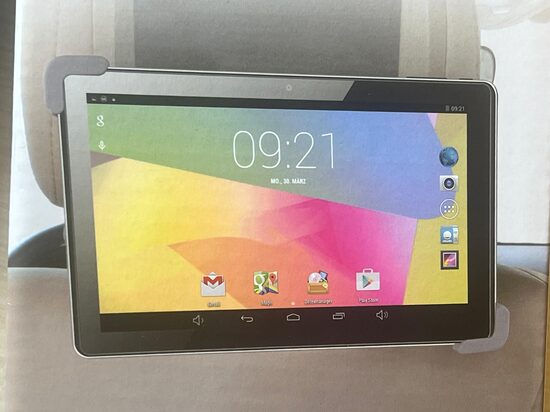 Универсальный держатель для подголовника автомобильного сиденья для телефона, планшета 8"-10.1", вращающийся на 360 градусов, UTH 2290