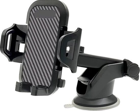 Universāls automašīnu turētājs telefonam, ar vējstikla stiprinājumu, 360 grādu grozāms, Carmount