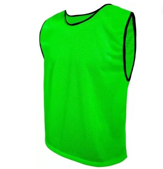 Sportsbibis komandas veste, sporta krekls, treniņu veste, treniņu marķieris, izmērs L, zaļa