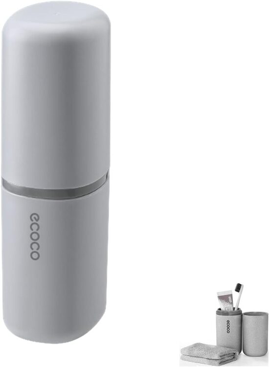 Портативный дорожный держатель для зубных щеток и пасты, органайзер, белый