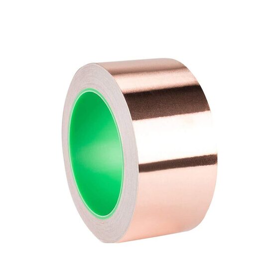 Самоклеящаяся медная фольга, медная лента для отпугивания улиток, рукоделия, ремонта 10 м x 50 мм
