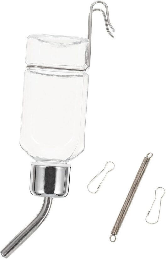 Mājdzīvnieku ūdens dozators, grauzēju ūdens pudele būrim, dzirdītava