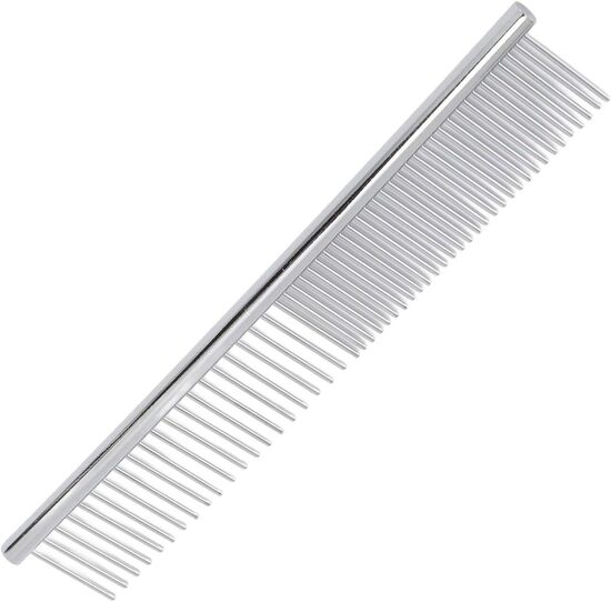 Nerūsējošā tērauda mājdzivnieku, bārkstiņu ķemme suņiem un kaķiem