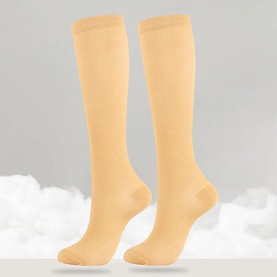 Эластичные компрессионные чулки для профилактики варикозного расширения вен, размер 35-40