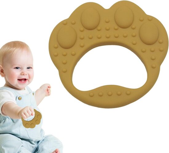 Игрушка для жевания, игрушка для прорезывания зубов, силиконовая игрушка для прорезывания зубов для младенцев