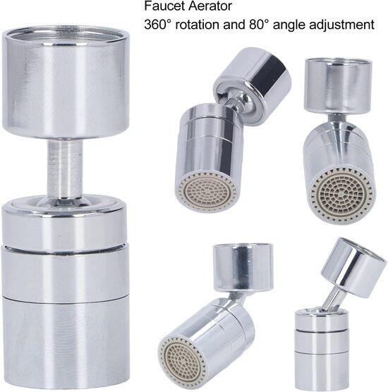 Латунный смеситель с поворотом на 360° для кухни и ванной Evtscan