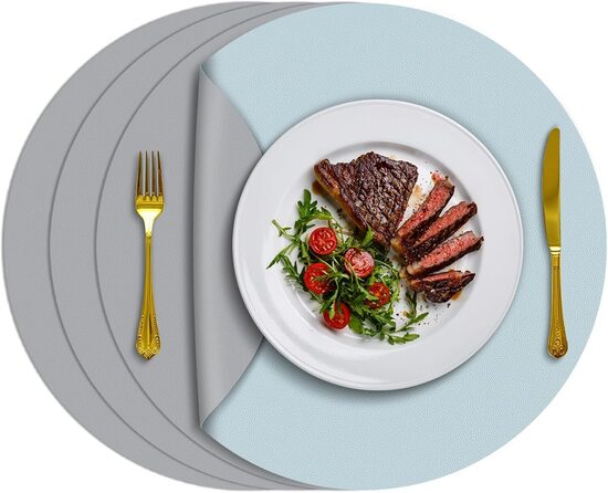 Круглые термостойкие салфетки под приборы 1 шт.