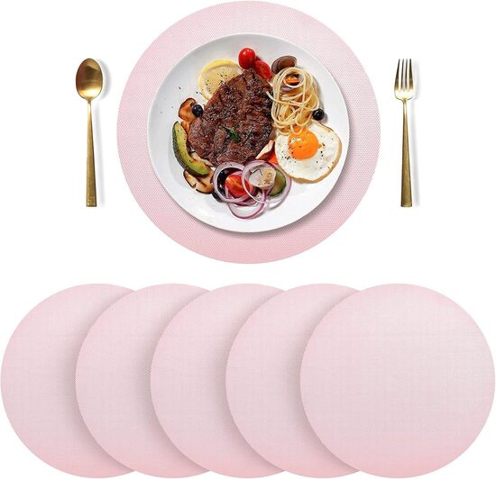 Салфетки под тарелки, круглые, термостойкие 1 шт.