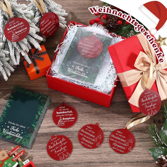 24 gab komplekts pateicības dāvana kolēģiem, apsveikuma kartītes, vācu valodā