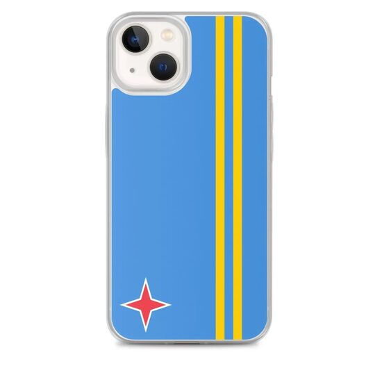 Чехол для телефона case Apple iPhone 13 с флагом Арубы