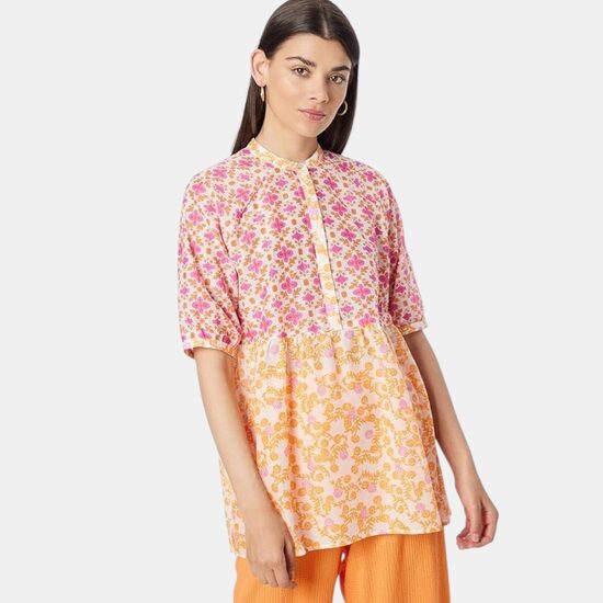 Цветная летняя блузка Lieblingsstück, размеры L и 2XL