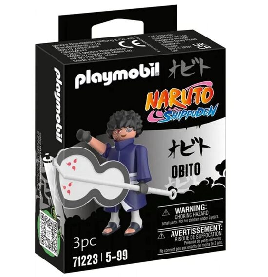 Playmobil lego constructor figure Naruto Shippuden Obito 71223, 3 pcs