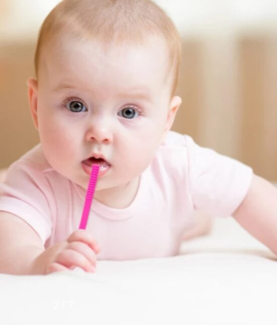 Silikona graužamā rotaļlieta mazuļiem