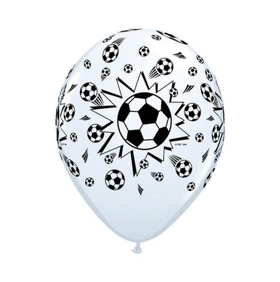 Латексные шары с футбольными мячами 50 штук