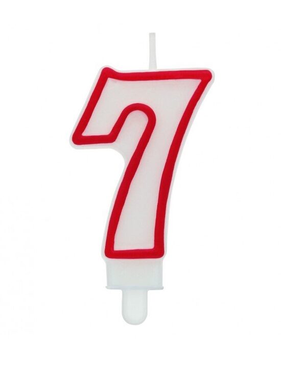 Свечка для торта номер 7