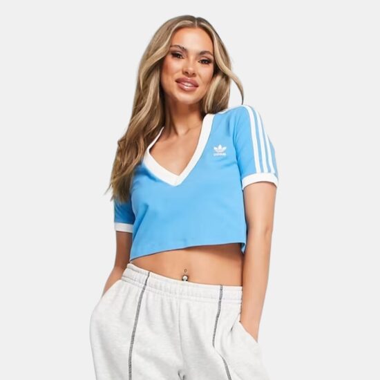 Синий топ Adidas, размер М