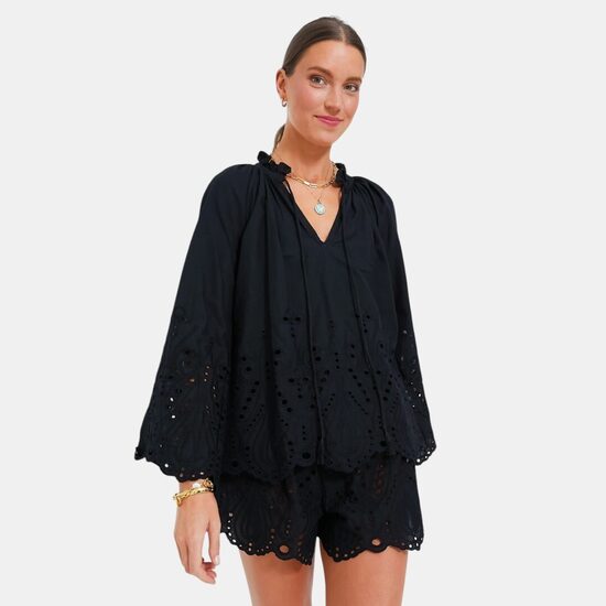 Блузка темно-синего цвета Ashbourne, размеры S, M, XL