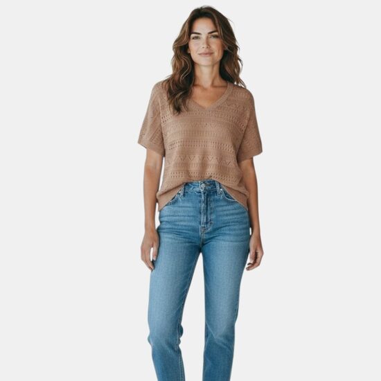 Ажурная рубашка BodyFlirt, размер S/M