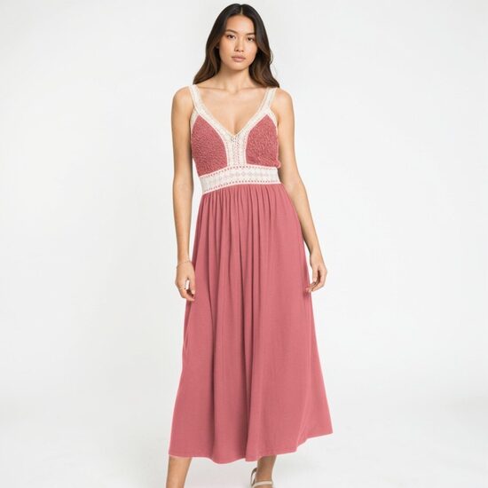 BodyFlirt pink dress, size L