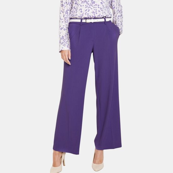 Брюки классические фиолетовые BPC collection, размер M