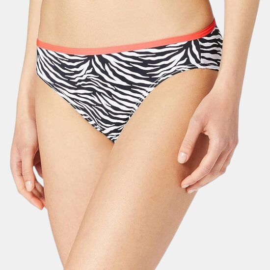 Купальник Esprit - трусики с принтом зебра, размер L/XL