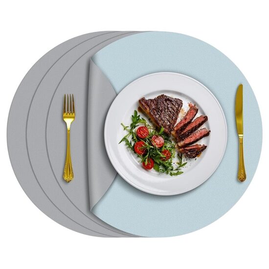 Round heat-resistant placemats 1 pc.