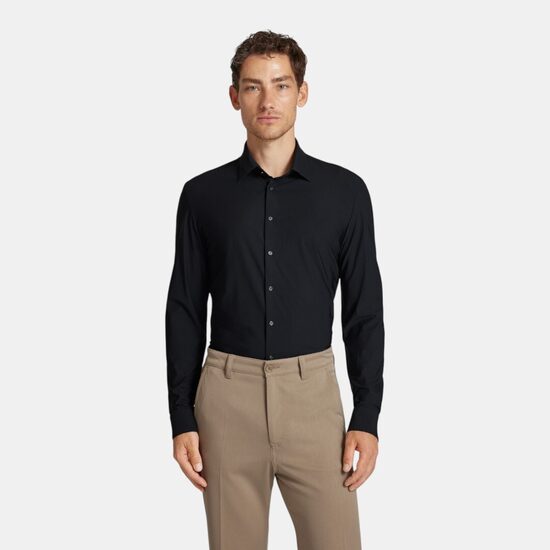 Jake's collection black Slim Fit shirt, size L