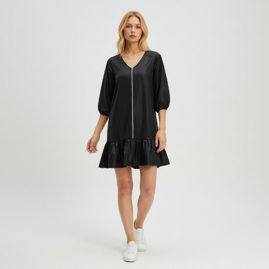 Black dress with zipper, size XXS/XS, Rainbow